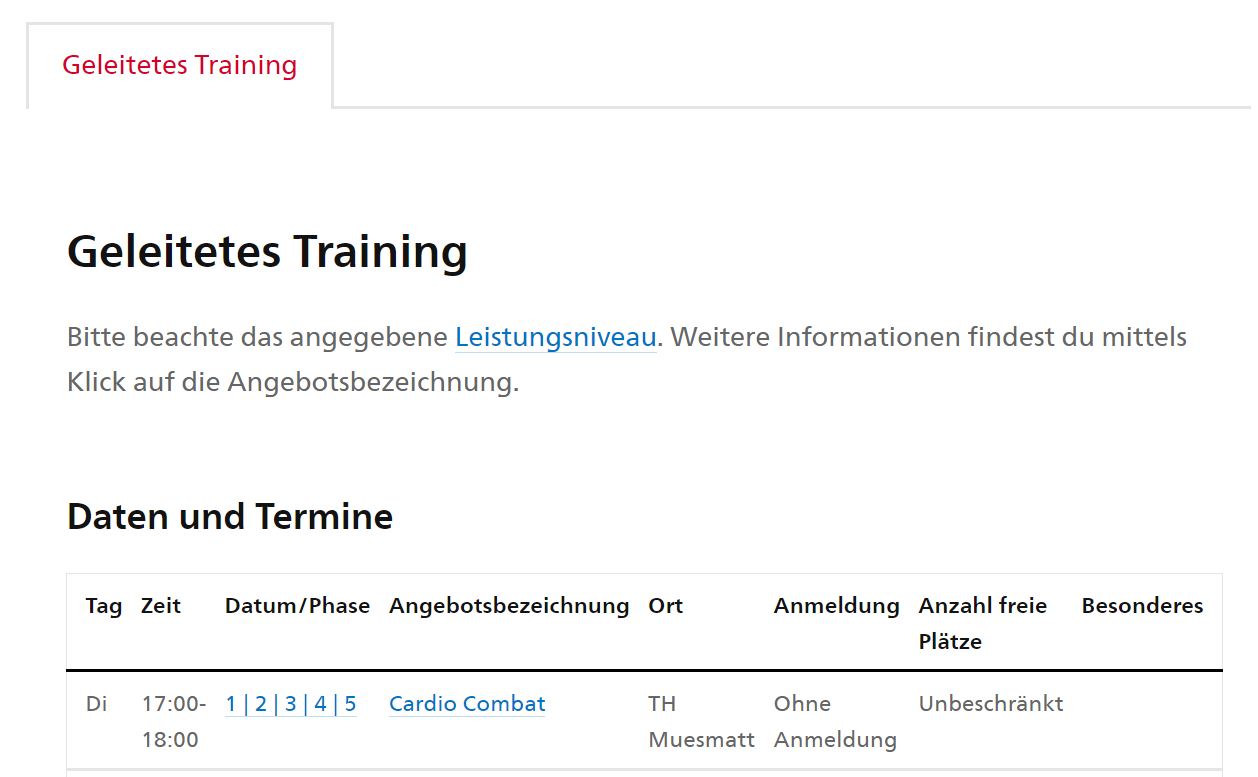Geleitetes Training